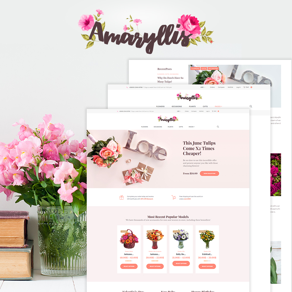 Amaryllis-A-Flower-Shop-WooCommerce-Theme