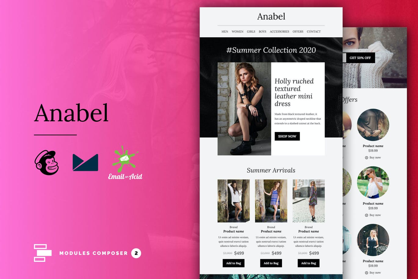 Anabel - E-commerce Responsive Email Template