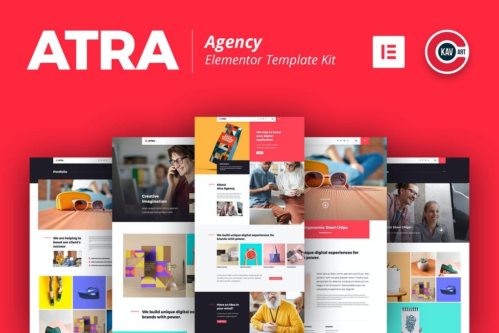 Atra - Creative Agency Elementor Template Kit