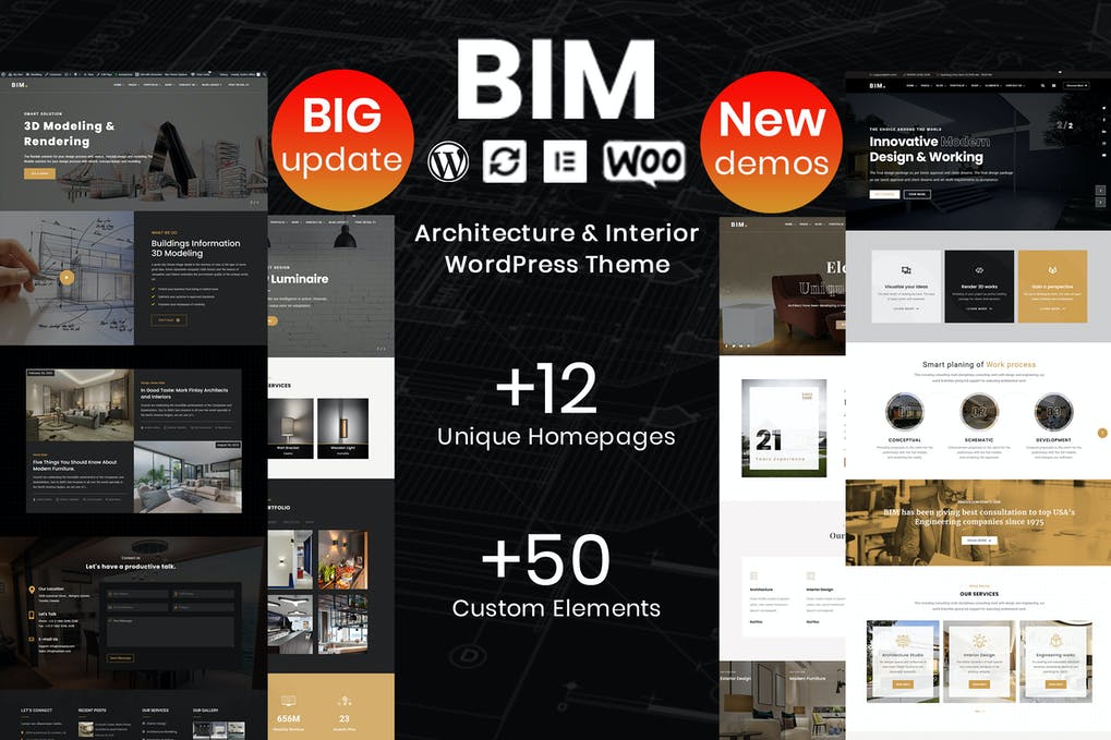 BIM - Architecture Interior Design WP Theme