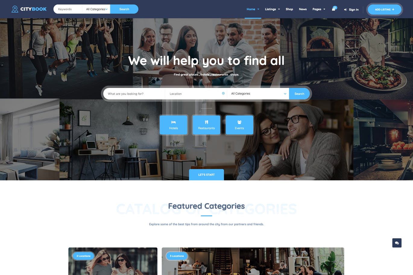 CityBook - Directory & Listing WordPress Theme