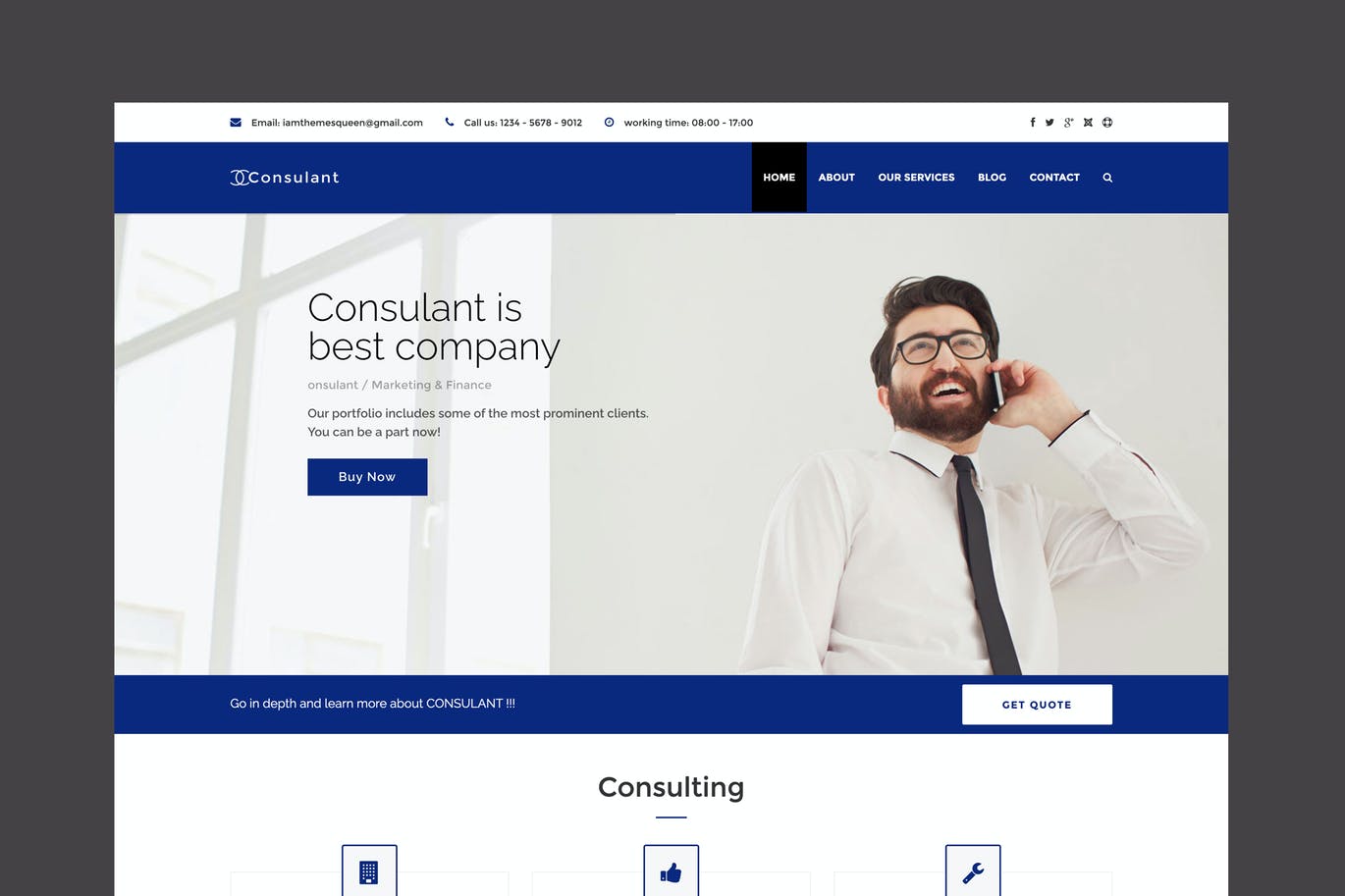 Consulant - Corporate & Business Joomla Template