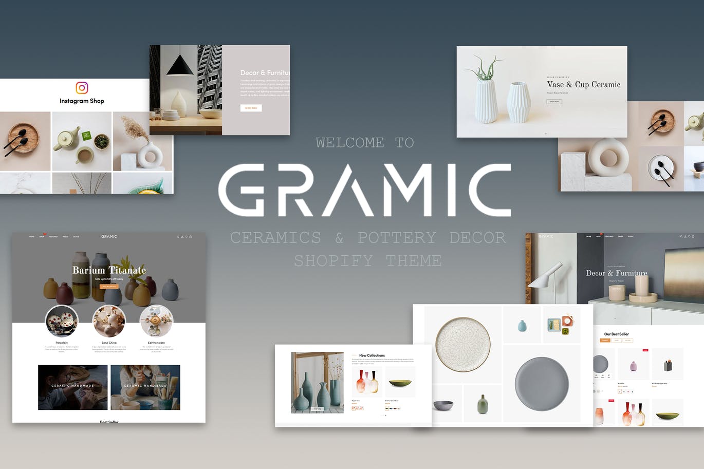 Gramic - Ceramics & Pottery Decor Shopify Theme