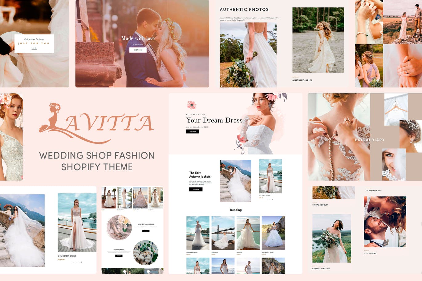 Lavitta - Wedding Shop Fashion Shopify Theme