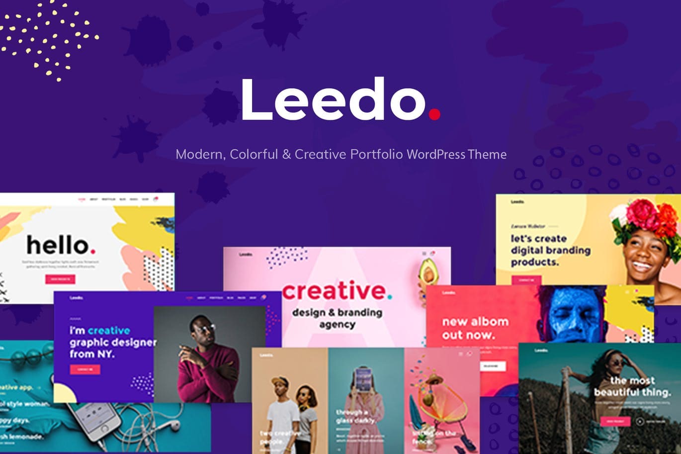 Leedo-–-Colorful-Creative-Portfolio-WP-Theme