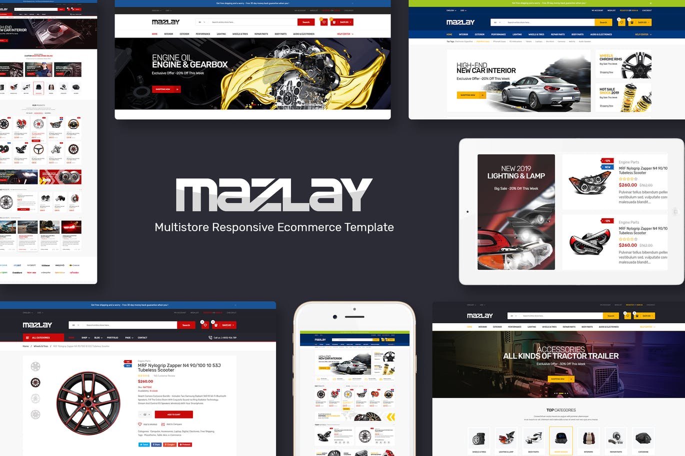 Mazlay - Car Accessories Prestashop Theme