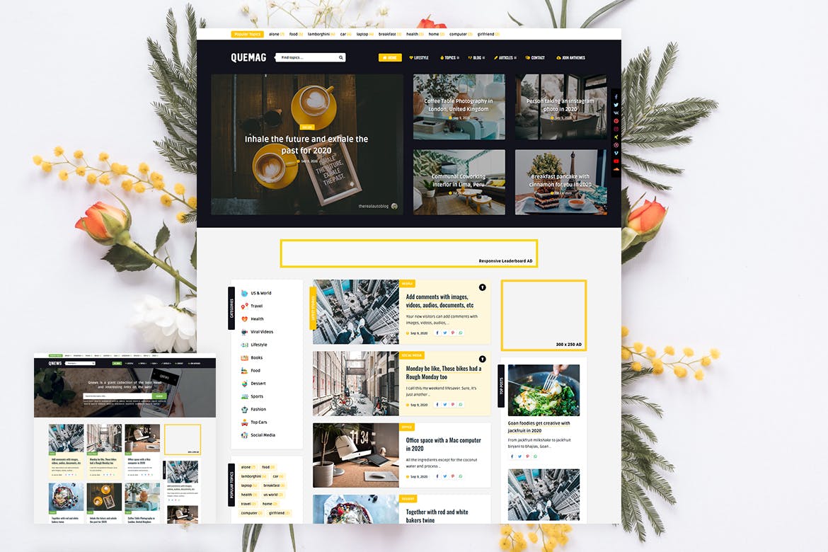 Quemag-–-Magazine-WordPress-Theme-for-Bloggers