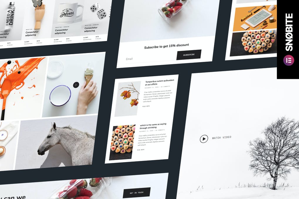 Snobite-–-Clean-Minimal-Portfolio-Elementor-Template-kit