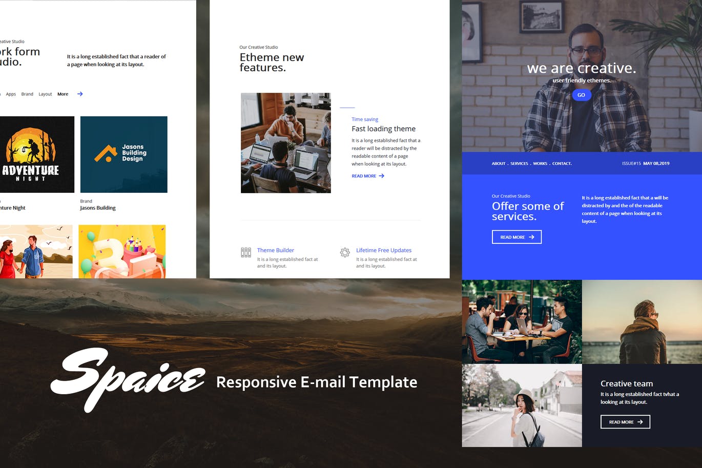 Spaice Mail - Responsive E-mail Template