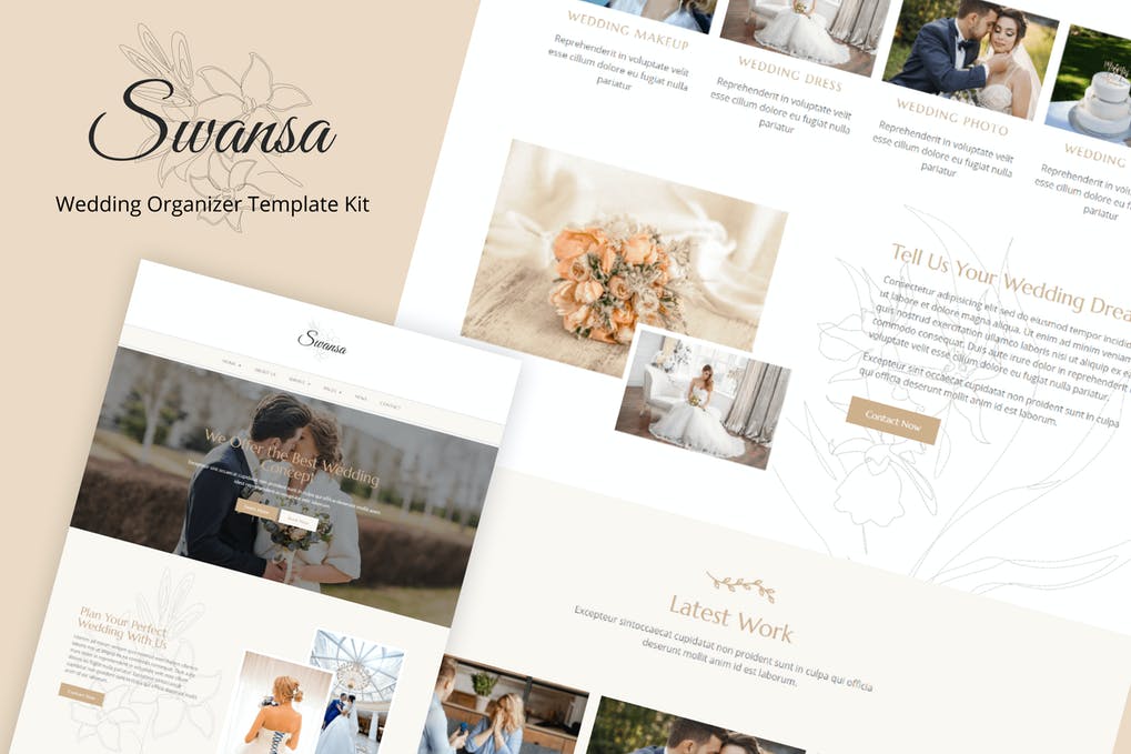 Swansa - Wedding Elementor Template Kit