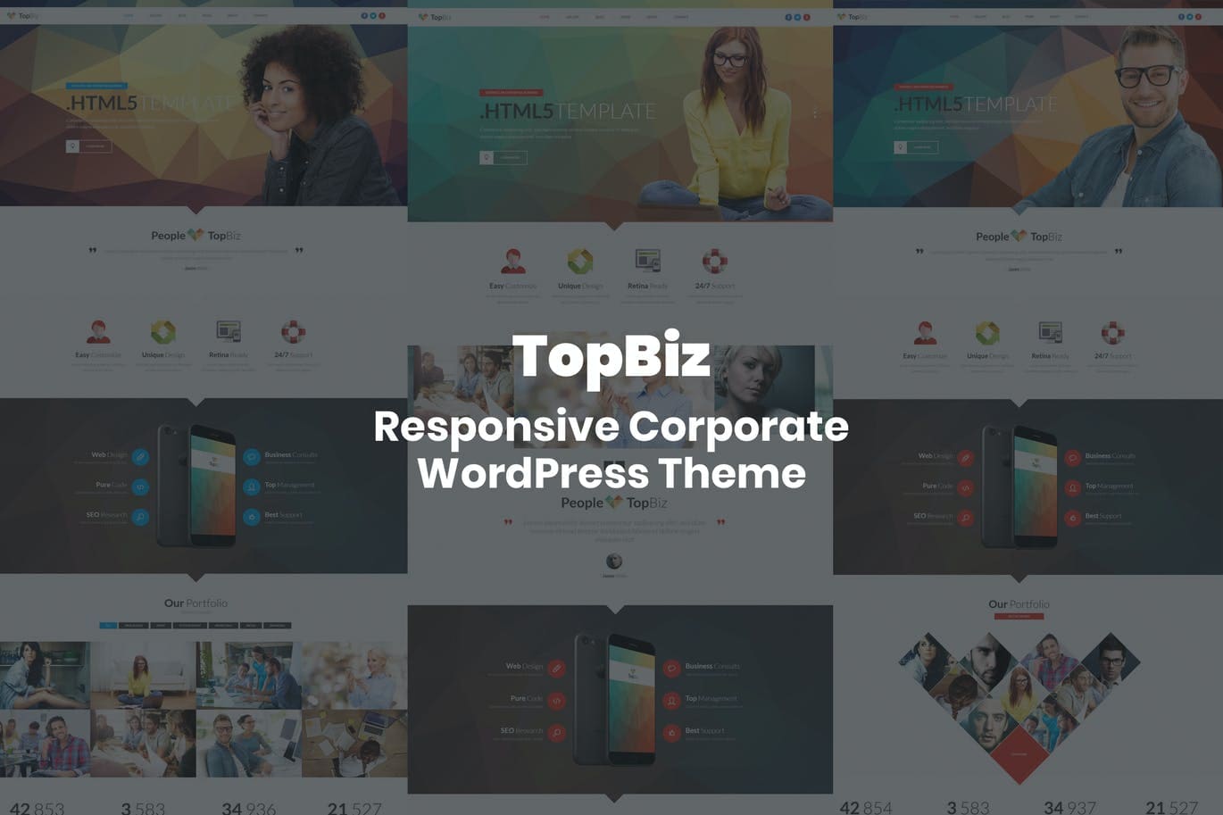 TopBiz - Responsive Corporate WordPress Theme