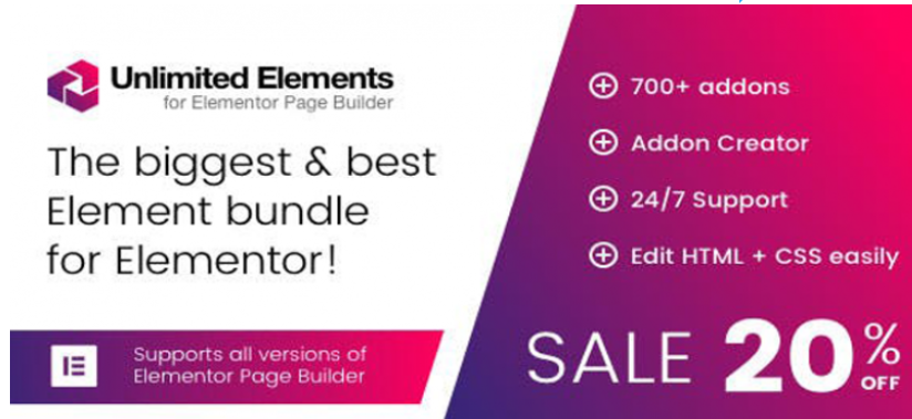 Unlimited Elements for Elementor Page Builder