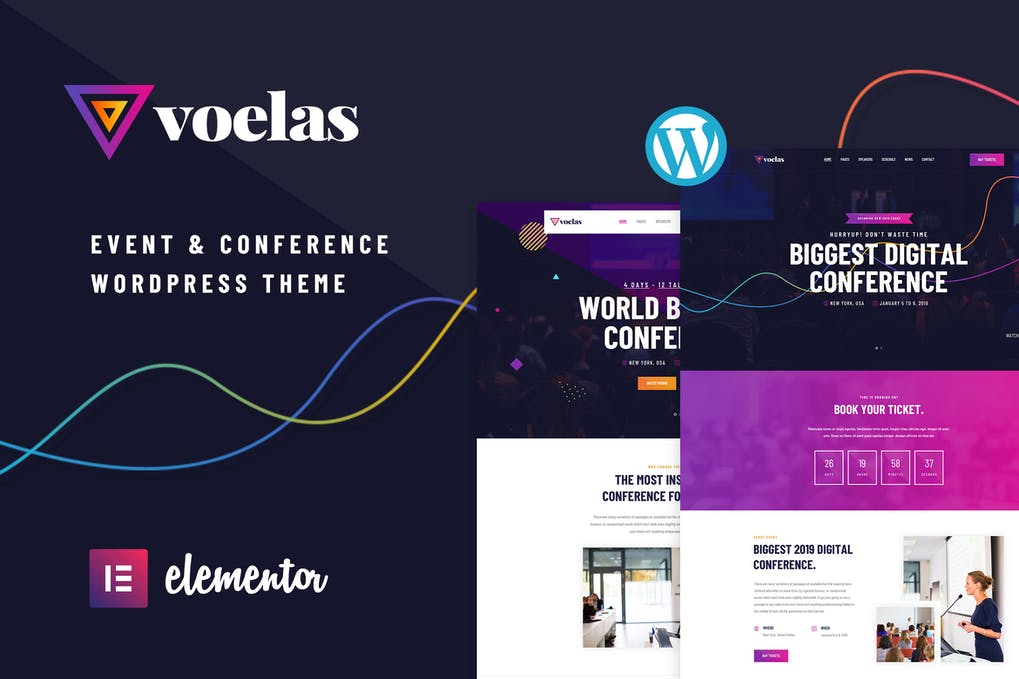 Voelas - Event Conference WordPress Theme