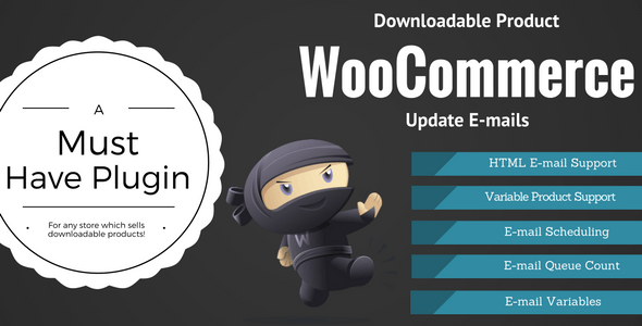 WooCommerce Downloadable Product Update E-mails