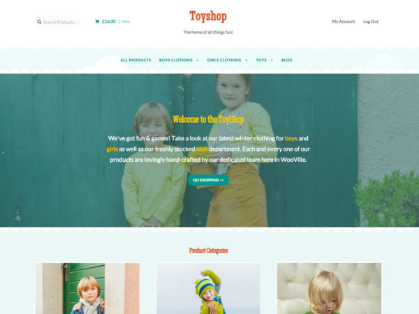 WooThemes Toyshop Storefront WooCommerce Theme