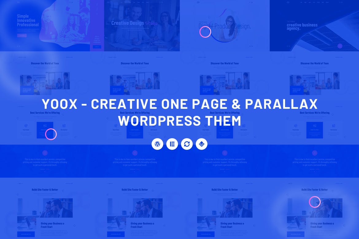 Yoox - Creative One Page Parallax WordPress Theme