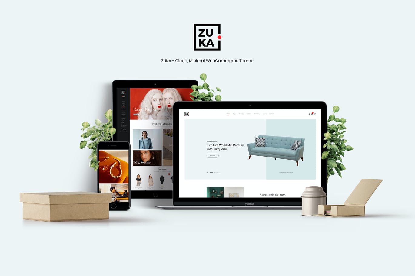 Zuka - Clean Minimal WooCommerce Theme